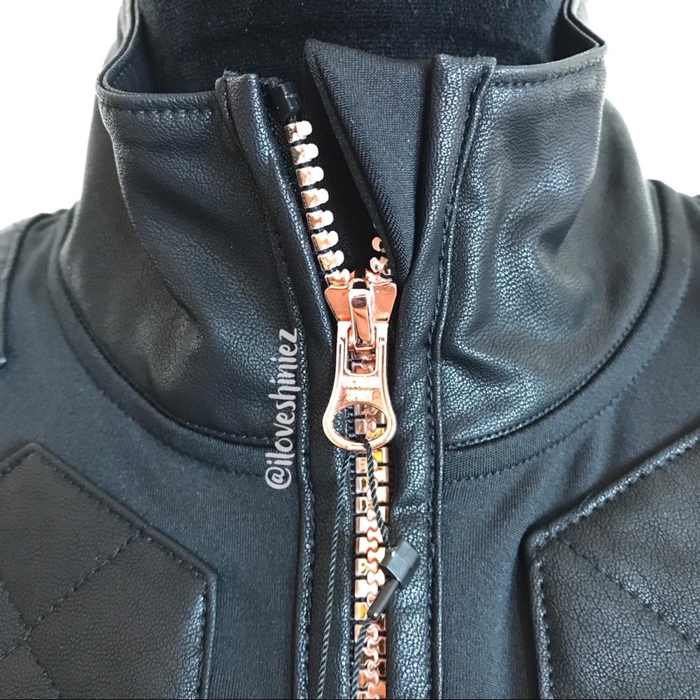 •Victoria Sport• Quilted Moto Jacket - Picture 6 of 8